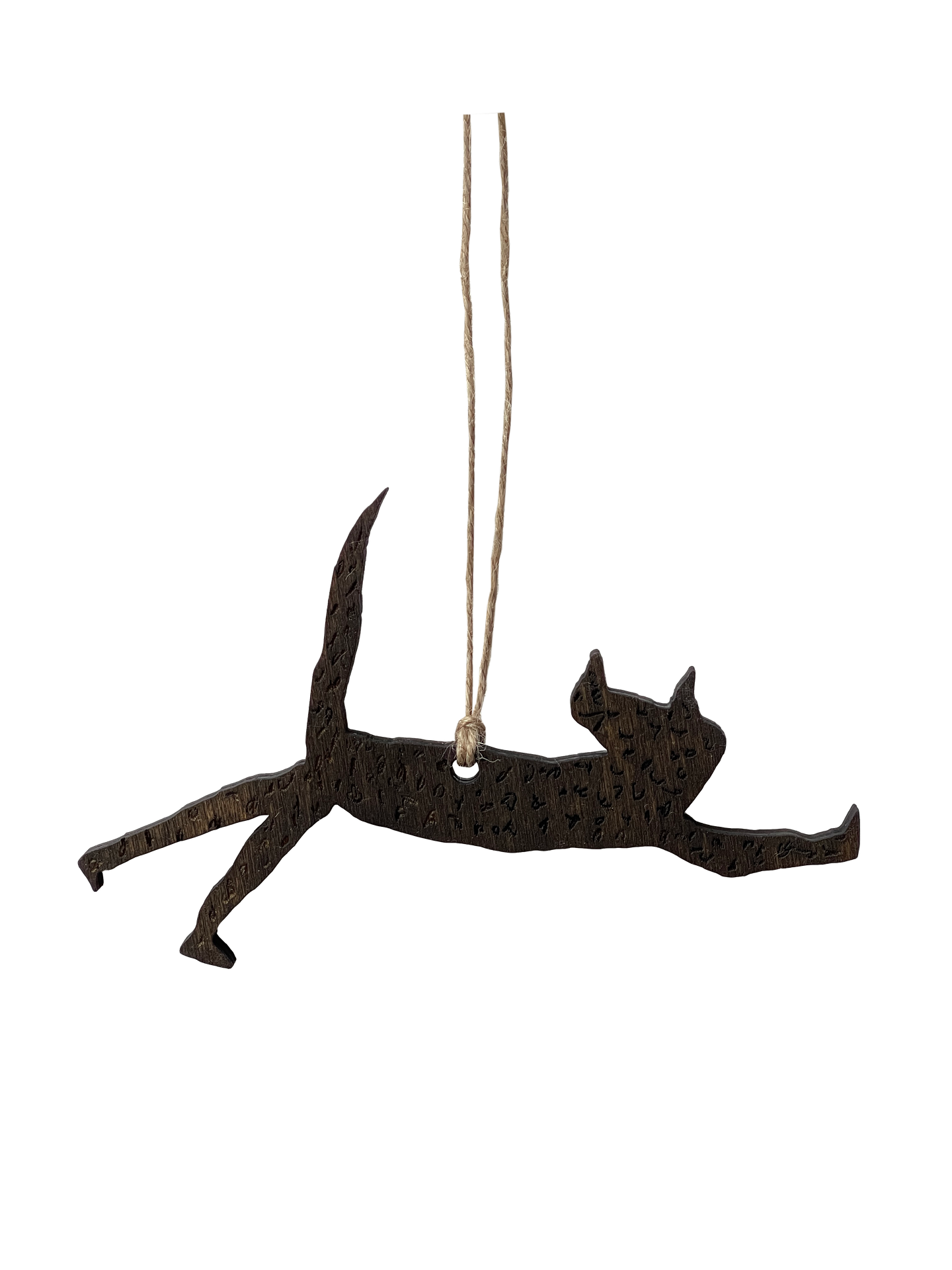 'Cat' Wooden Decoration