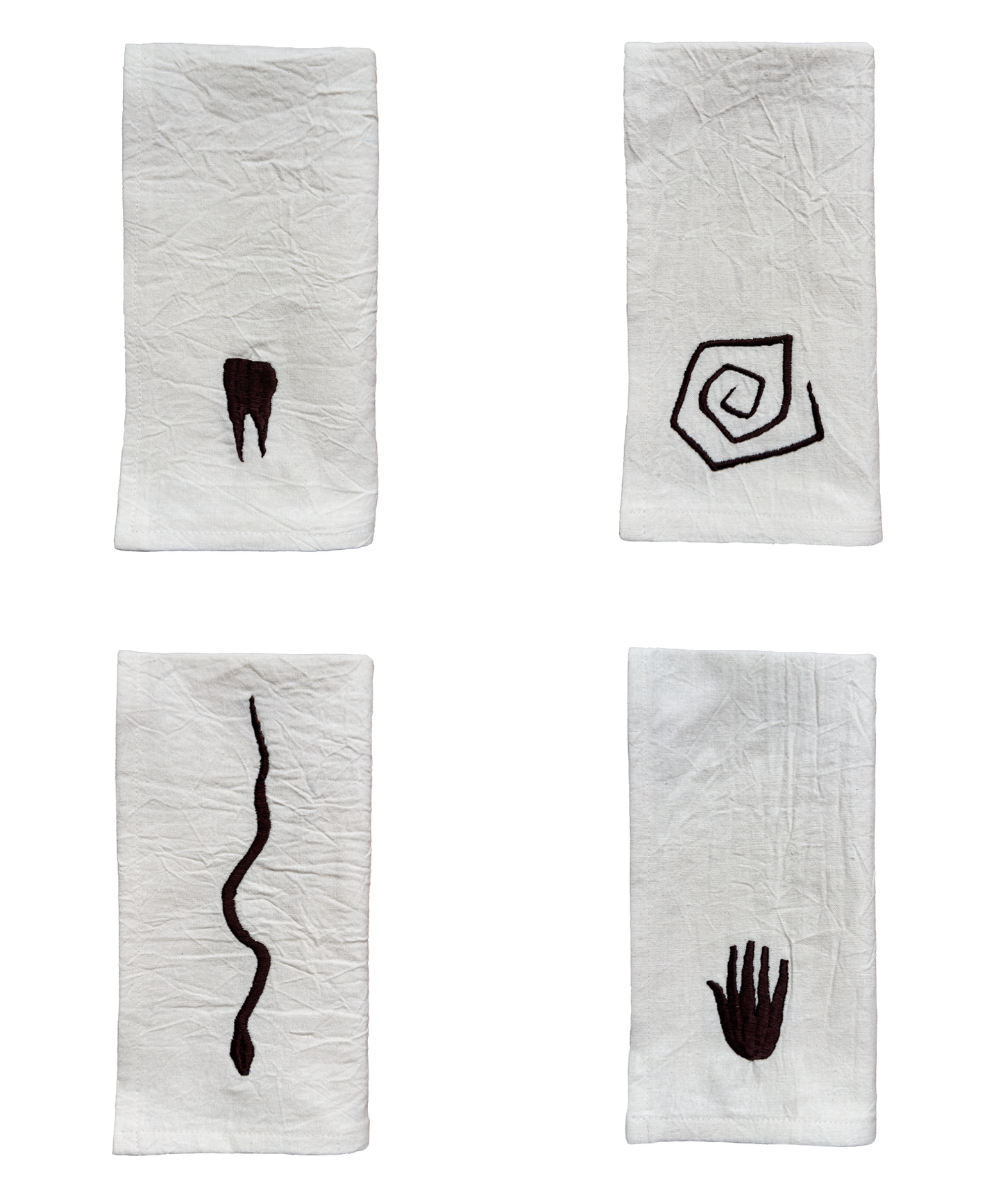 SET OF FOUR NAPKINS