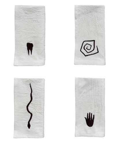 SET OF FOUR NAPKINS