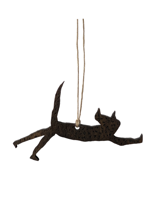 'Cat' Wooden Decoration